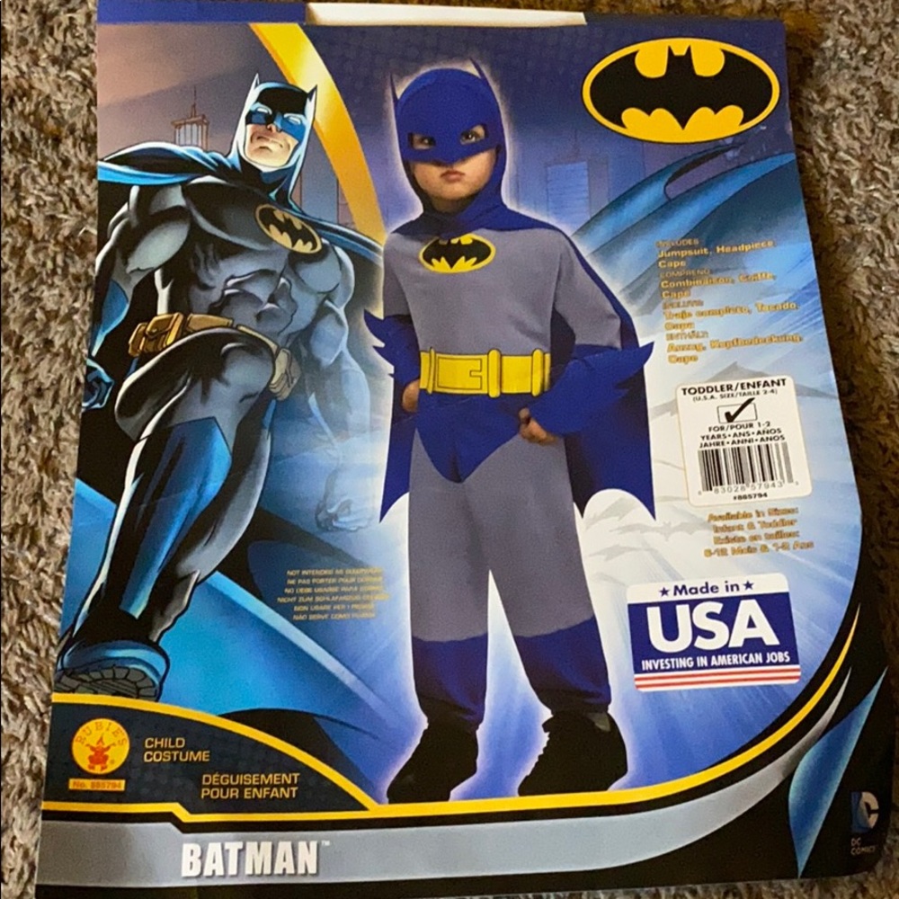Toddler Batman Halloween Costume